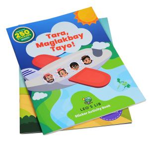 Quality OEM factory cheaper price full color printing kids educational creative activity custom sticker book wholesale