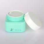 Elegant Green Cosmetic Packaging Sets 50g 80g 100ml 160ml Simple Style