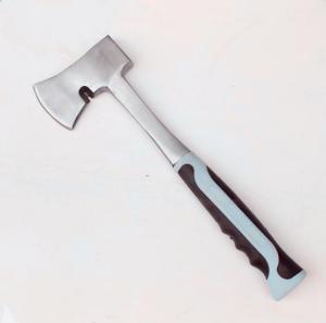 Quality 500g stee Axe(XL0144), polishing surface and rubber tube handle, durable and safe hand cutting tools wholesale