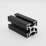 Industrial Aluminium Extrusion Frame T Slot V Slot Extruded Black Aluminum