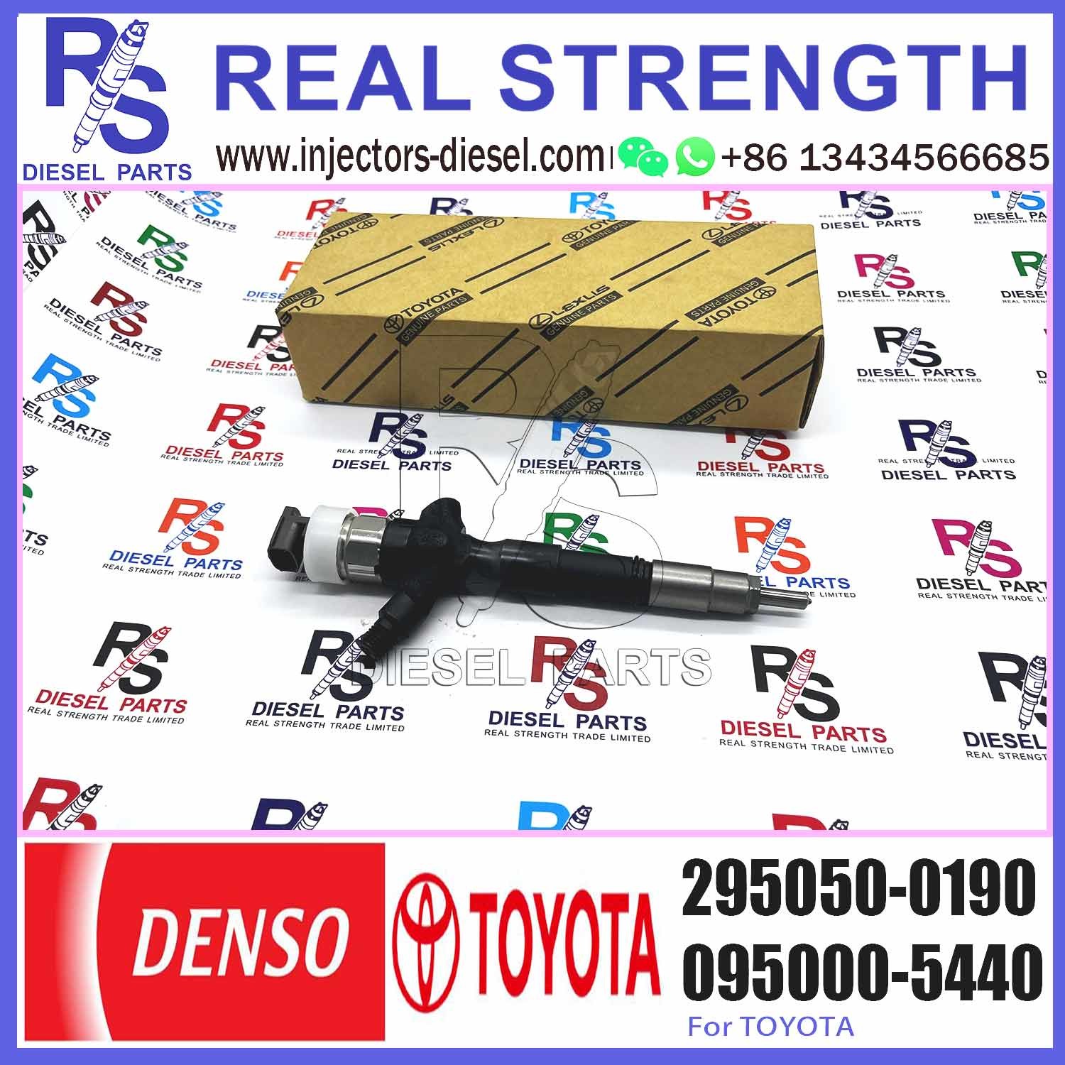 Diesel Common Rail Injector 23670-0L110 23670-0L100 23670-30420 295050-0530 295050-0190 For Toyota Hilux 3.0L D4D 1KD 2K