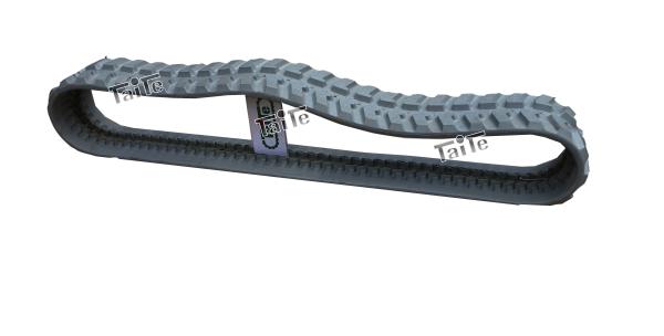 Custom Grey Non Marking Rubber Tracks 300 X 52.5nm X 74 For Cat Jcb Nagano