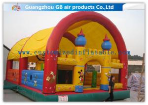 Quality Donald Duck &amp; Mickey Inflatable Amusement Park For Outdoor Child Games wholesale