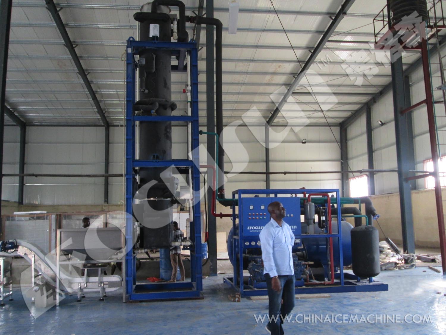 Other SUS304 Semi-Automatic Ice Cube Ice Tube Packing Machine with 1000kg/hr Capacity