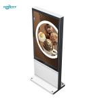 43 inch Silver Android Outdoor Fanless Vertical Digital Totem