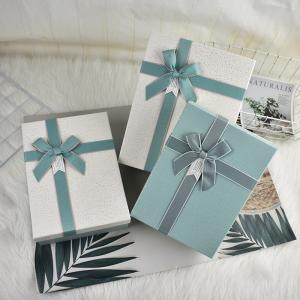 Quality Gift box packaging box, exquisite small fresh rectangular gift box, skin care product scarf box wholesale