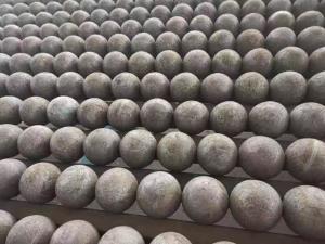 Quality 50HRC Carbon Steel Cast Iron Grinding Balls , Forged Round Steel Ball wholesale