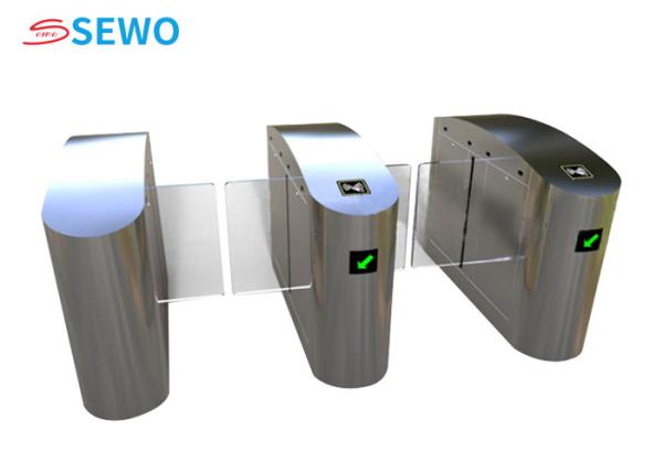 Stainless Steel Facial Recognition Turnstile 40people/min For Personnel