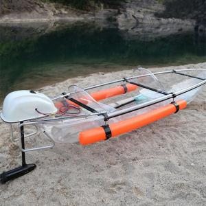 Quality Sightseeing Double Vision Kayak , Sit On Canoe For Tourist Attractions Lakes wholesale