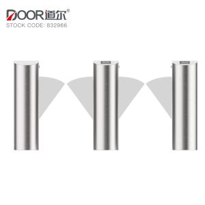 Quality Pedestrian Electronic Security RS485 Flap Barrier Gate Retractable wholesale