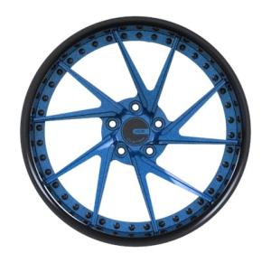 Quality Brushed Blue 22 Inch Forged Wheels wholesale