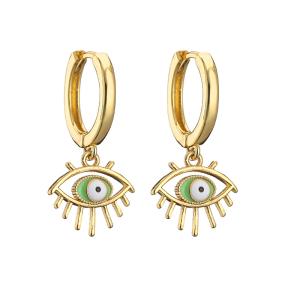 Quality Brass Enamel Evil Eye Pendant wholesale