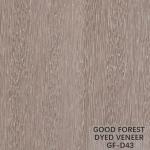 Flooring Dyed Wood Veneer / Wenge Veneer Plywood Brown Color