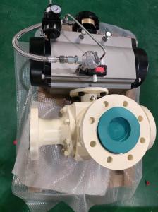 Quality Pneumatic Three Way Pipeline Ball Valve T Type Air Actuated Ball Valve wholesale