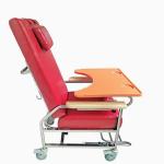 Medical Carbon Steel Hospital Patient Recliners With Leather Seat Trim