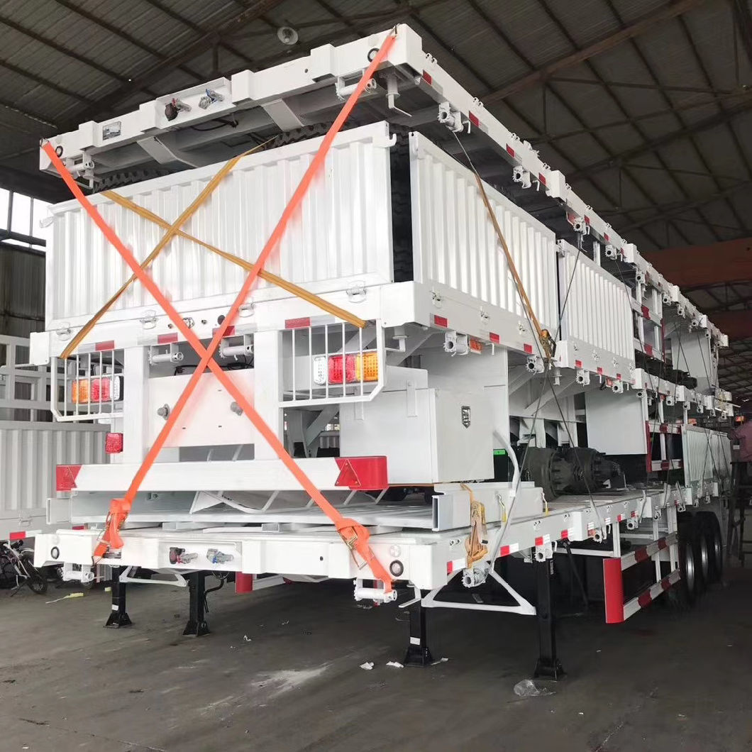 High Quality Cheap Price Sidewall Flatbed Trailer Truck Semi Trailer for Transport