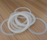 Clear Flat Silicone Rubber Gasket , Rubber Seal O Ring For Light Bulb