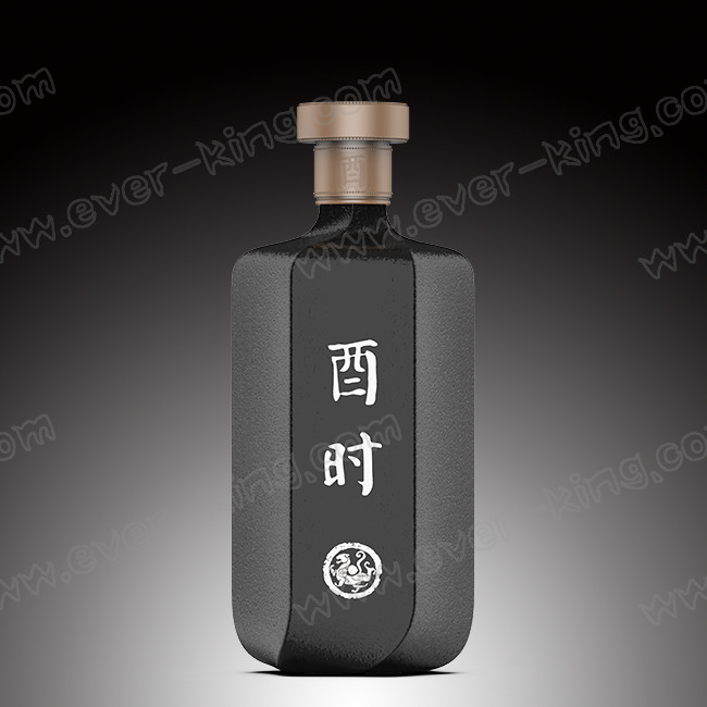 Panton Color Wine Bottles Vodka Gin Spirit Glass Bottle With Cap
