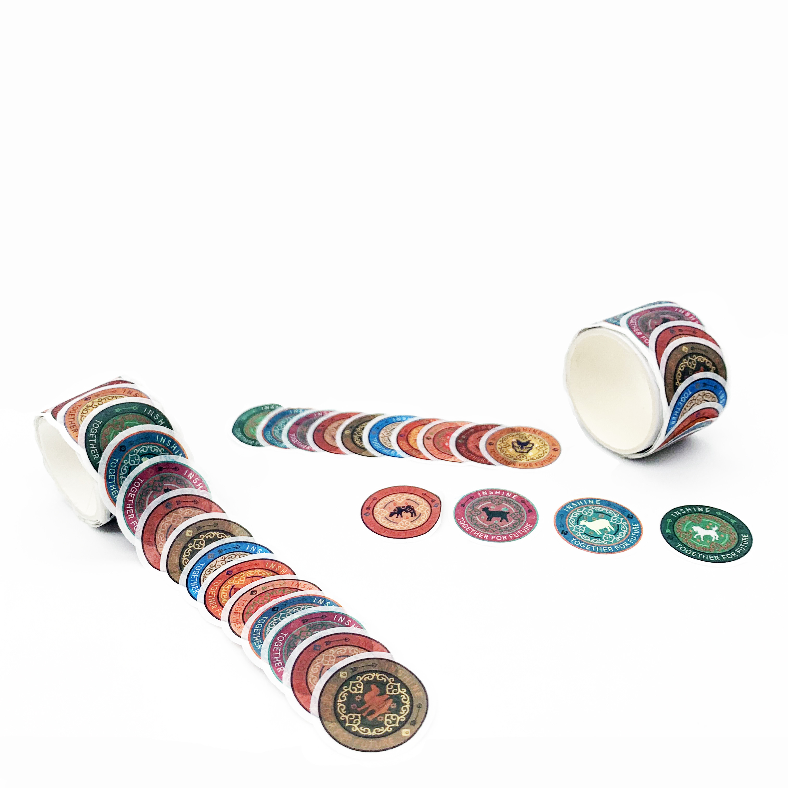 25mm Creativity Round Planner Washi Tape Stickers