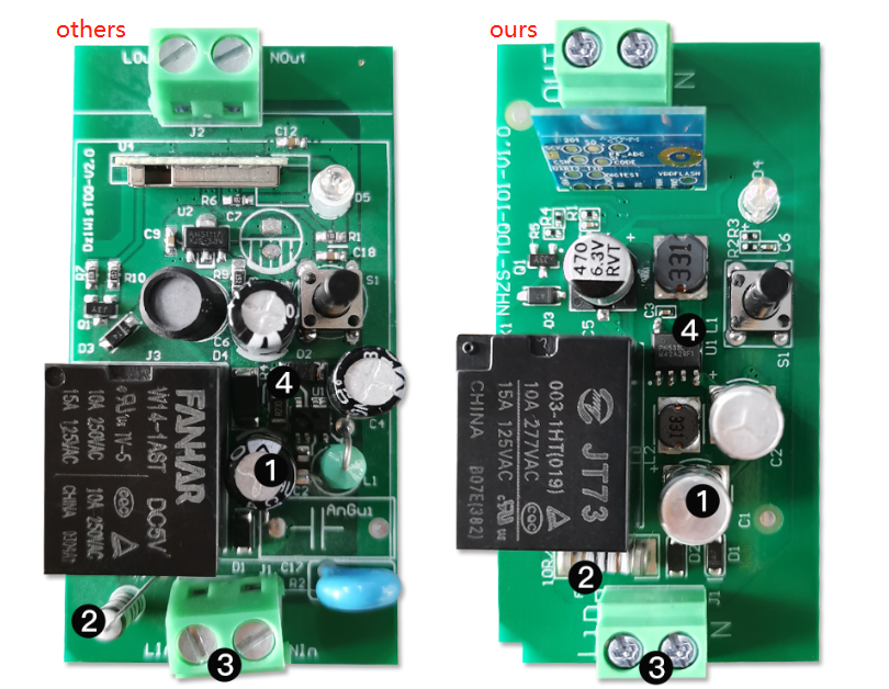 16A Tuya Smart Switch Energy Monitor Function Wifi Module Relay Interruptor inteligente Wall Light Switch APP Remote Con
