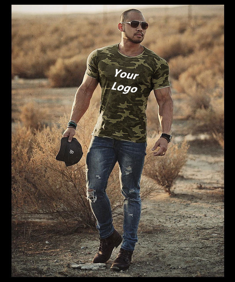 Men Tshirt Custom Printing Sublimation Gym Sport Oversized Tee Blank T Shirt