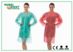 Disposable PP/SMS/MP/Tyvek Non Woven Lab Coat for Hospital Nursing with Velcro