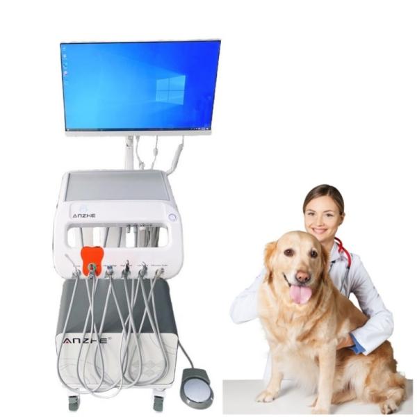 Dental Mobile Cart Veterinarian Mobile Cart 550W Medical Trolley Pet Teeth Care