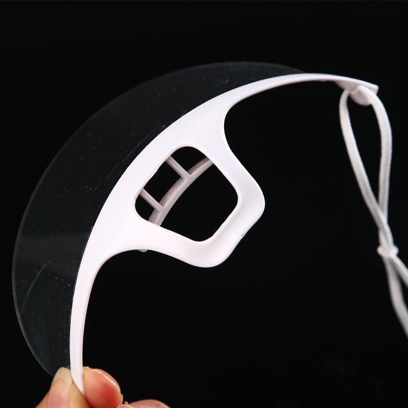 Eco Friendly 14*5.5CM Transparent Plastic Face Mask