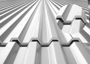 Quality 0.5 Mm Aluminum Sheet Metal Roofing , Antirust Corrugated Aluminum Sheet wholesale