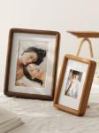 Simplicity Style Small Picture Frames Natural Wooden Photo Frames Tabletop With