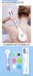 Long Handle Electric Rotating Back Exfoliator Brush