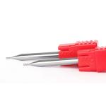 40 Degree Helix Solid Carbide Square End Mill Bits For Aluminum 1mm For