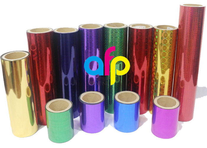 Laser Holographic Thermal Lamination Plastic Printed Metalized Film for Gift Packaging