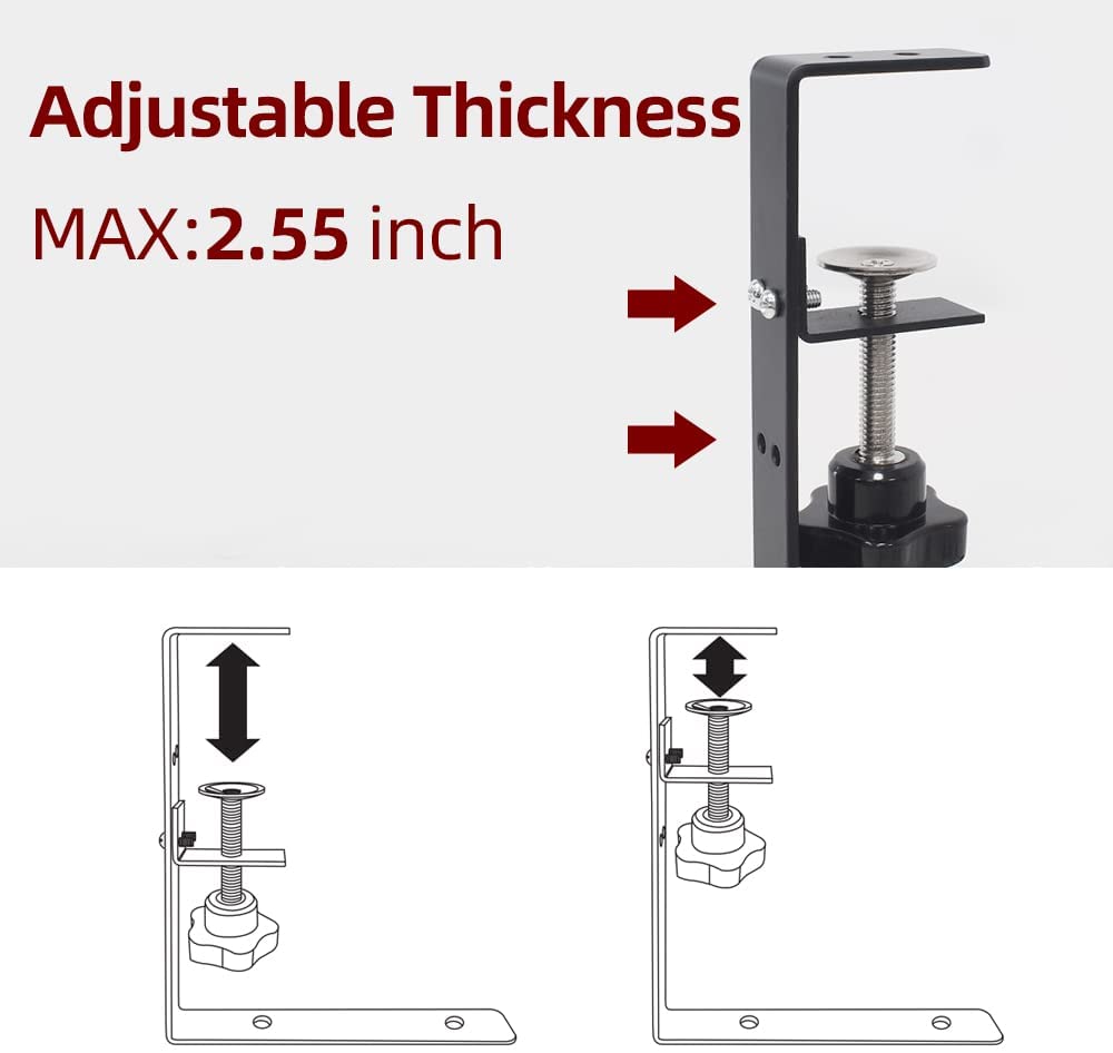 Adjustable and Removable Desks Cable Management Tray for Office Desks