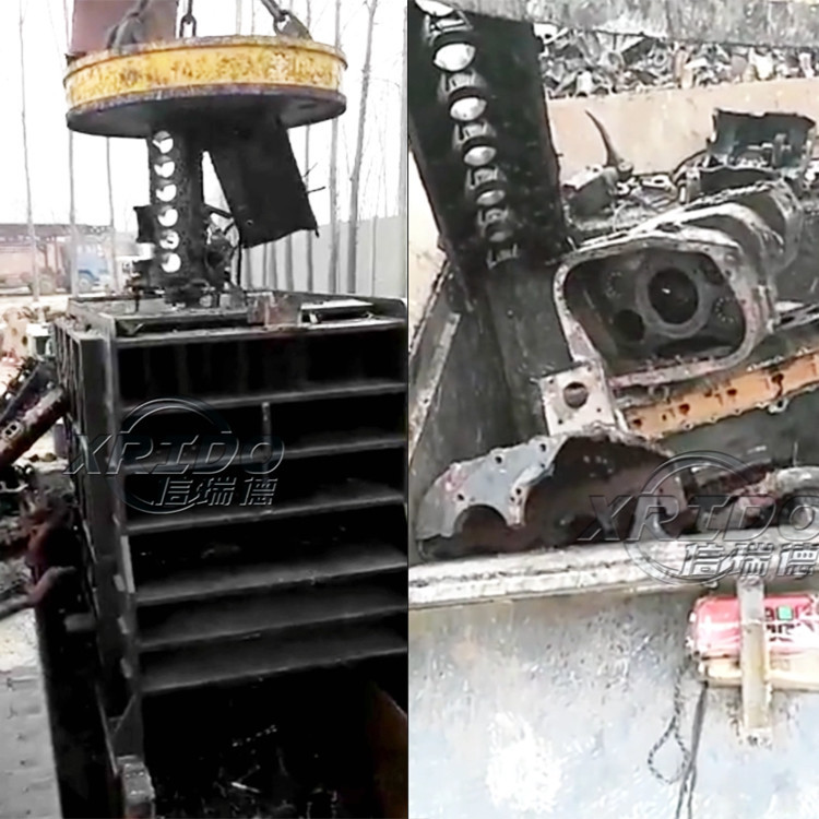 Aluminum Blocks Shredder Scrap Metal Recycling Machine Car Engine Crusher Scrap Metal Shredders