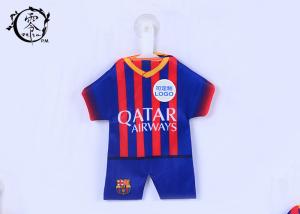 Quality Soccer Fans Car Decoration Items Window Mini Jersey With Sucker Hanger Promotion Gifts wholesale
