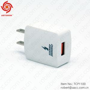 Quality USB Rapid Cell Phone Charger Wall Adapter For Mobile 100V-240V wholesale