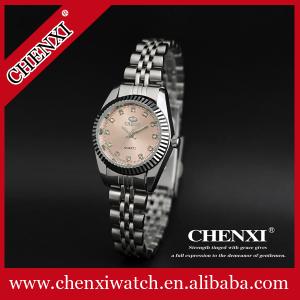 Quality Fast Shipping Sample Order 10PCS Pink Blue Rhinestone Watch Ladies Stainless Steel Watches wholesale