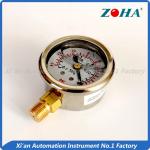 Bottom Connection Oil Filled Pressure Gauge For Metallurgical Industry