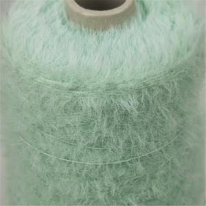 Quality Dyed Nylon Or Polyester Feather Yarn For Woven Knitting wholesale