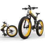 27 Speed 1000W Electric Mountain Bike Multi Functional 26 Inch Full Suspension