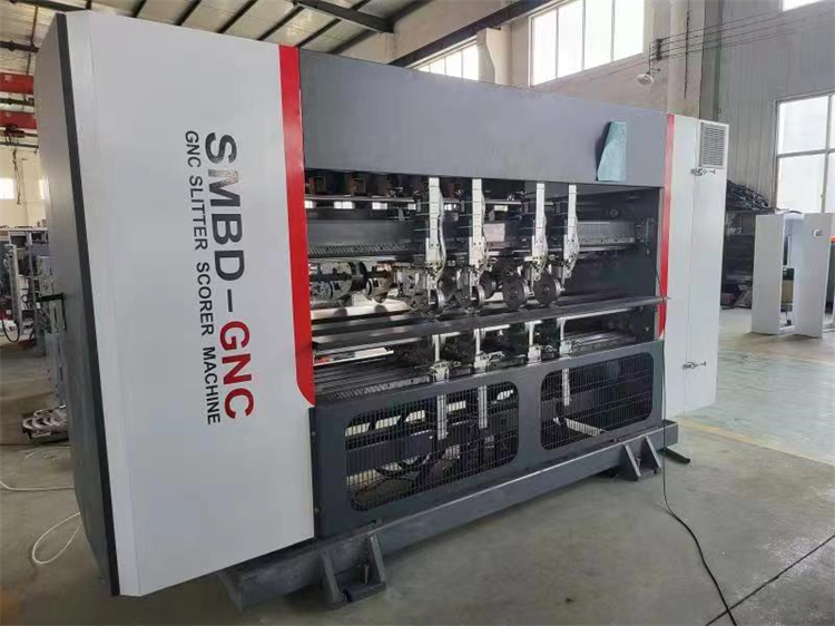 Corrugated Nc Thin Blade Slitter Scorer Machine with 130mm Min Scorer Width