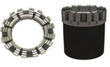 H / WL W - Profile Diamond Impregnated Drill Bit Wire Line Tools High Efficieney