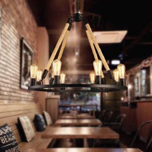 Quality Industrial linen pendant light For Kitchen Bar Restaurant Lighting Fixtures (WH-VP-17) wholesale