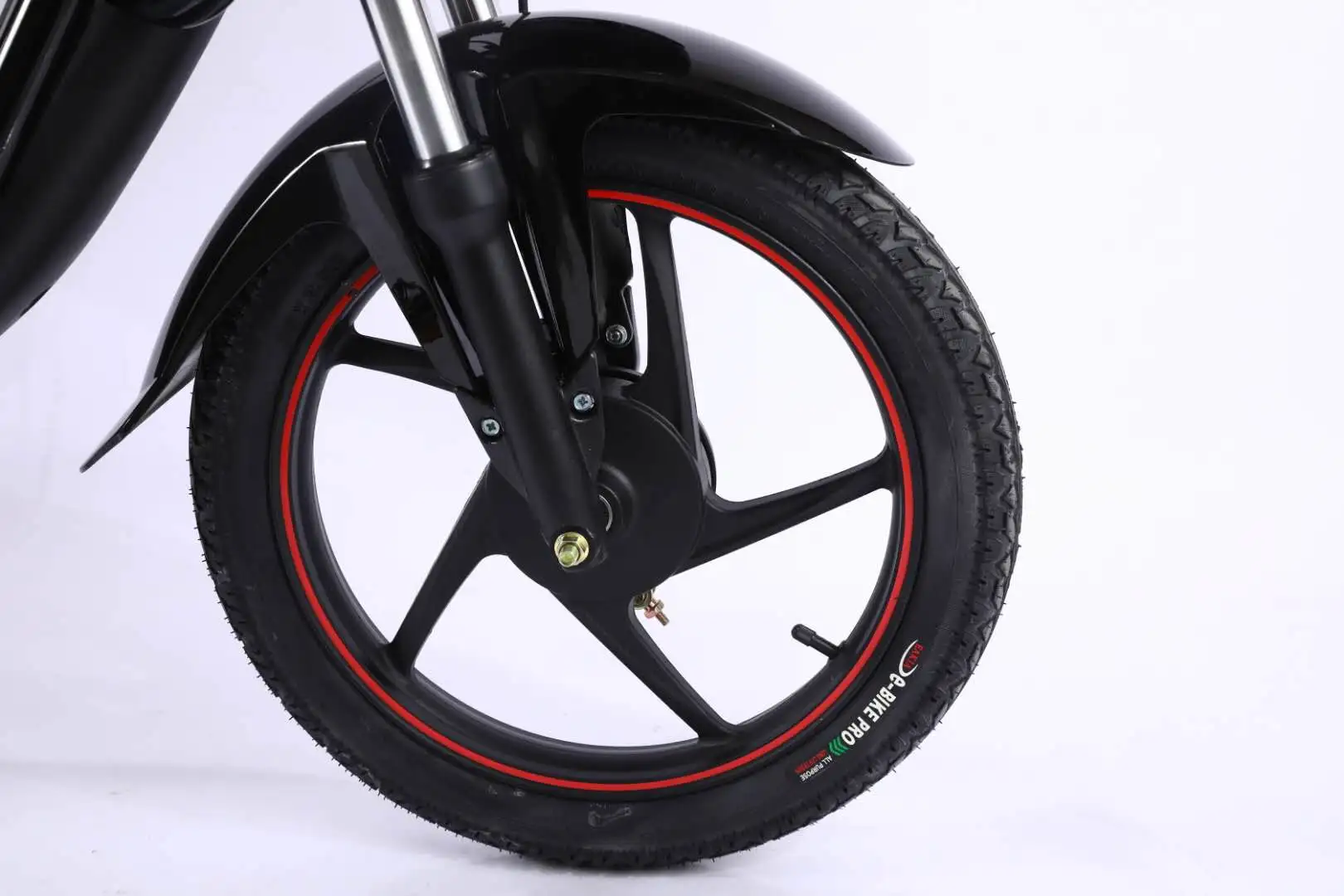 Full Suspension Electric Moped Scooter 48V 500W Front Disk And Rear Drum Brakes