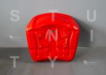 SGS Approved Uniform Texture Red HDPE Plastic Stadium Chair