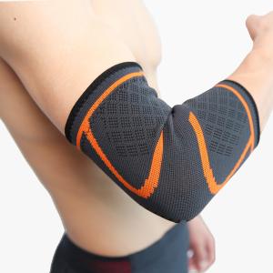Quality Neoprene Lycra Elbow Protector Sleeve , SGS Tennis Elbow Support Band wholesale