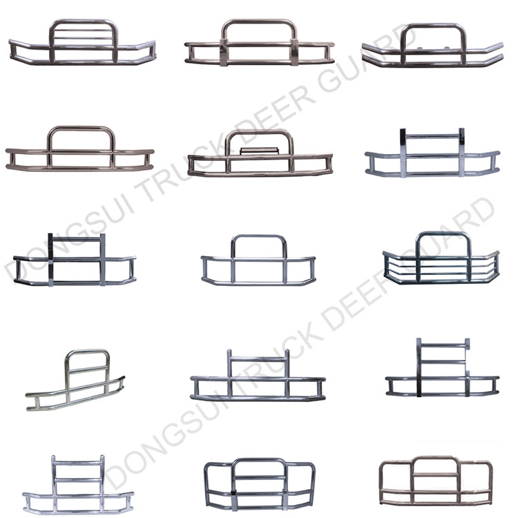 Manufacturer With Brackets Semi Truck Deer Guard Front Bumper For Kenworth T660 International Prostar 2008-2022