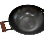 BSCI Home Kitchen Chinese Cast Iron Skillet Cooking Wok Pan Non Stick 32cm