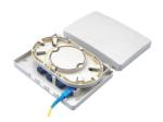Indoor Fiber Optic Termination Box 4 Out Ports Ftth Termination Box With SC/UPC